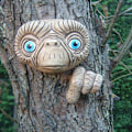 Miniatyrbillede 6 af 7: 1 stk. ET alien harpiks vedhæng havepynt