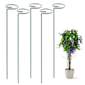 Miniatyrbillede 3 af 9: Blomsterstativ jernstøtte tråd have stativ fast pol plante støtte blomster søjle plante indsats, rustfrit stål (minimum parti af 20 pakker)