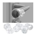 Miniatyrbilde 3 av 5: Dørstopper, 6-pakning klare gummidørstoppere, silikondørstopper, dørstopper, dørbuffer, veggbeskytter, dørstopper