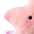 Miniatyrbilde 7 av 11: Plush Henge nøkkelring med grisestjerneform, myk, levende, fluffy hår, fylt nøkkelring