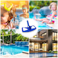 Miniatyrbillede 8 af 8: Poolstøvsugerhoved Forbindelse 1‑1/4 tommer eller 1‑1/2 tommer Slange Poolrenser til fjernelse af snavs