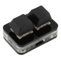 Pikkukuva 2 / 11: USB 2-näppäimen Mini-näppäimistö Mukautettava RGB LED-taustavalaistus Makro-ohjelmointi Näppäimistö Windowsille OS X:lle Linuxille Musta