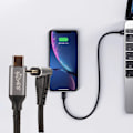 Miniatyrbild 11 av 11: 90 Graders USB-C-kabel 4K 60Hz Stöder PD100W Typ C 3.1 Gen2 Full Function USB-C Snabbladdningskabel för Steam Deck 150cm/59.1in