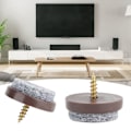 Miniatyrbild 3 av 11: 50 st Möbelfötter Filt Spik Skåp Bord Soffa Stol Ben Halkskydd Golvskydd (22mm)