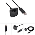 Pikkukuva 9 / 9: Microsoft Xbox 360:lle langaton ohjain USB-laturi nopea latauskaapeli (musta)