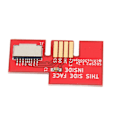 Pikkukuva 9 / 11: RPi Pico -joustava mikrokontrolleri -kortti, kaksiydininen 264 kt ARM Cortex M0+ -suoritin, SD2SP2 SDLoad SDL -sovitin, punainen