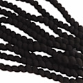 Miniatyrbilde 5 av 5: Flettet parykkhatt Pustende strikket beret Lang flettet parykk Egnet for sommer vinter Halloweenfest Svart