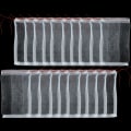 Miniatyrbilde 8 av 10: (20 stk) Nylon nettingpose frøpose stor frøbløtleggingspose frukt insektsikker gasbind 25*15