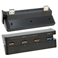 Miniatyrbilde 10 av 11: USB-hub med høy hastighet, 4 porter, USB 3.1 og 2.0, USB-forlengelseslader for PS4 Slim spillkonsoll