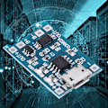 Pikkukuva 7 / 10: 10 kpl Micro USB 18650 Litium LiPo Akun Latausmoduuli 5V 1A Suojalevyllä