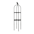 Miniatyrbillede 1 af 11: (Sort/Specifikation: φ30cm/H120cm) Sammenflettet havepergola (æske størrelse: 42*33*12cm)