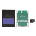 Miniatyrbilde 1 av 11: Konsollkortleser Plug and Play Profesjonell kortleseradapter med minnekort 128G 64MB FMCBV1.966 for PS2 Thin