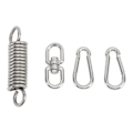 Miniatyrbillede 1 af 9: 304 Rustfrit Stål Heavy-Duty 200kg Belastning 360° Rotation Fjeder til Punching Bag, Gyngestol - Hjem, Camping