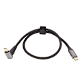 Miniatyrbild 7 av 11: 90 Graders USB-C-kabel 4K 60Hz Stöder PD100W Typ C 3.1 Gen2 Full Function USB-C Snabbladdningskabel för Steam Deck 50cm/19.7in