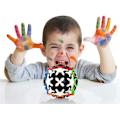 Pikkukuva 5 / 5: QY Toys 3x3 Pallo Vaihdekuutio 3x3x3 Nopeus ​​Magic 3D Vaihdepalapeli, ZQKLA