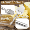 Miniatyrbillede 3 af 5: Professionel Ostplan Slicer i Rustfrit Stål, 24 cm (9,5\")