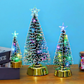 Miniatyrbilde 2 av 6: 3 stk LED fargerike lysende juletre sedertre vindu C,ZQKLA