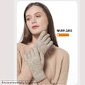Miniatyrbild 7 av 7: Termiska Vinterhandskar Dam Touch Screen Ull Varmt Foder C,ZQKLA