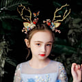Miniatyrbillede 6 af 7: Lysende Reindeer Pandebånd Med Led, Julepandebånd Fo,ZQKLA