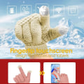 Miniatyrbillede 4 af 6: 3 Pak Vinterhandsker Damer, Vinter Touchscreen Handsker, Fashi,ZQKLA