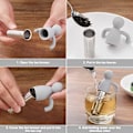 Miniatyrbillede 3 af 7: 2 Stk. Te-infuser i rustfrit stål og silikone, Sød silikone, ZQKLA