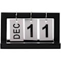Miniatyrbillede 1 af 5: Sort, træskrivebordsbeskyttelseskalender til, ZQKLA
