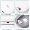 Miniatyrbild 4 av 7: Tandborste Sanitizer Case, Eliminerar upp till 99,99%, Rec,ZQKLA