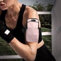 Miniatyrbild 1 av 5: （Rosa）Armbandsplånbok, Fitness Sport Armband Hållare, Justerbar, ZQKLA