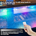 Miniatyrbillede 5 af 5: Undervands LED-lys, 16 farver undervandslys, 13 LED-perler