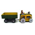 Traktortransport, plåt, nostalgisk leksakssamling