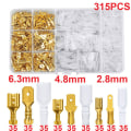 Pikkukuva 2 / 5: Messinkiset Bullet-liittimet, Uros- ja naaraspuoliset Double Bullet T, ZQKLA