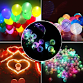 Miniatyrbilde 3 av 7: LED Ballonglampe, 30 stk Mini Lantern Blinklys for Bryllup, ZQKLA