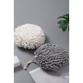 Miniatyrbild 5 av 5: Fluffig Badhandduk Boll Set om 4 Vit och Grå - Torka Dina Ha,ZQKLA