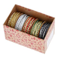 Miniatyrbild 1 av 4: Julpackningsmaterial, presentförpackning, gratulationskort, band, flerfärgad kombinationssats