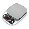 Miniatyrbillede 4 af 5: Digital køkkenvægt - Fra 1 g til 10 kg - Rustfrit stål - Høj