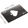 Miniatyrbillede 2 af 5: 2 stk. Poker Flaskeåbner, Rustfrit Stål Flaskeåbner,,ZQKLA