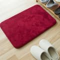 Mikrofiber Badeværelsesmåtter (20x32 Tommer, Blodrød) Shaggy Sof,ZQKLA