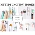 Miniatyrbillede 2 af 5: Silikon Tandbørsteholdere - 6 stk. Razor Hooks Adhesive Wal,ZQKLA