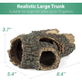 Miniatyrbilde 2 av 5: Harpiks Hul Tre Stamme Medium/Stor Betta Logg Akvarium Dekor