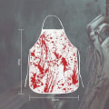 Miniatyrbild 5 av 5: Halloween-förkläde - Förkläde - Halloween Dekoration - Slaktarkostym, ZQKLA