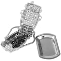 Miniatyrbillede 2 af 5: Rustfrit Stål Løsblad Te-Infuser Bold Si Filter Diffu