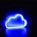 Miniatyrbillede 4 af 6: Cloud LED-lys LED-lysskilt, CLOUD neonskilte Blå neon si, ZQKLA