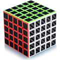 Miniatyrbilde 1 av 5: Magic Speed ​​Cube5x5x5 Speed ​​Cube Magic Cube Carbon Fiber,ZQKLA
