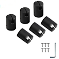 Miniatyrbild 5 av 5: 1 set studs för studsmatans inhägnad, slitstarka, hög hållfasthet, slät kant, superstabilitet, studsmatans inhägnadsstolpar, säkerhetslock med skruvar, studsmatta