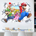 Pikkukuva 2 / 3: Super Mario -tarra, itseliimautuva, vedenpitävä seinätarra HA