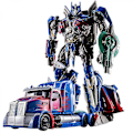 Miniatyrbilde 1 av 5: Transformer leketøy Optimus Prime leketøy, transformerbar bilrobot, transformerbar actionfigurmodell, bursdagsgave til barn