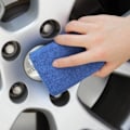 Miniatyrbilde 4 av 5: Pakke med 10 mikrofiber svamper pakket i mikrofiberkluter Re,ZQKLA