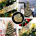 Miniatyrbilde 7 av 7: 5m LED Dobbelt Lysende Bånd Lysstreng Juletrær D,ZQKLA