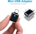 Miniatyrbilde 7 av 7: USB C til USB OTG 3.0 Adapter - USB Type C Hann til USB A Hunn, ZQKLA