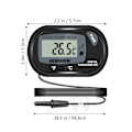 Miniatyrbillede 2 af 5: 2 stk. Akvarium Digital LCD med Sugekopper og Vandtæt P, ZQKLA